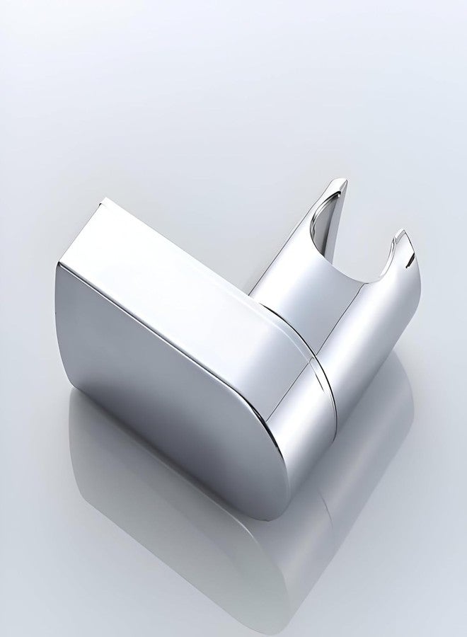 NEW WARE خطاف NEW WARE CP - خطاف متعدد الأغراض للتثبيت على الحائط بزاوية قابلة للتعديل 360 درجة مصنوع من بلاستيك ABS، مناسب لحامل صنبور المياه وحامل الدش اليدوي - بلمسة نهائية من الكروم - Image 3